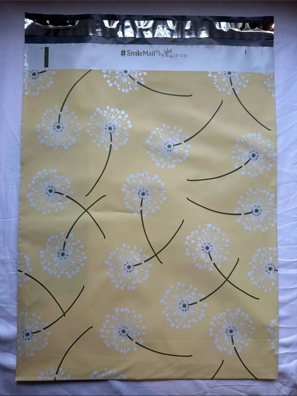 Dandelion Flower Poly Mailers 12